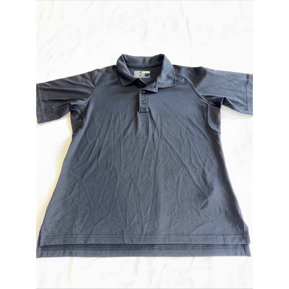 5.11 Tactical Polo Shirt Men's Large Black Utility Short Sleeve Stretch Hiking